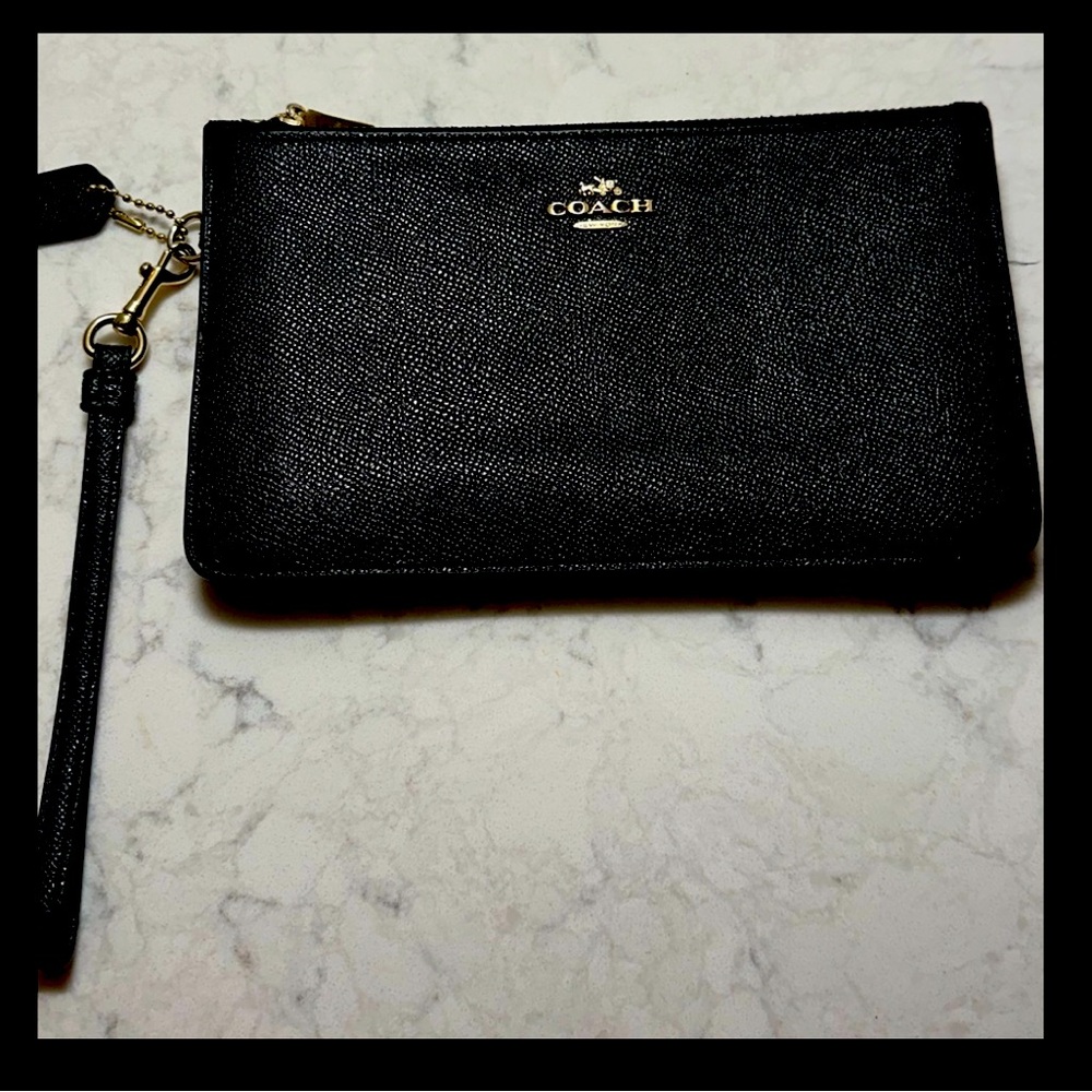 COACH Corner Zip Wristlet